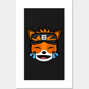 Laughing Gamer Fox OpDaMyZr Posters and Art